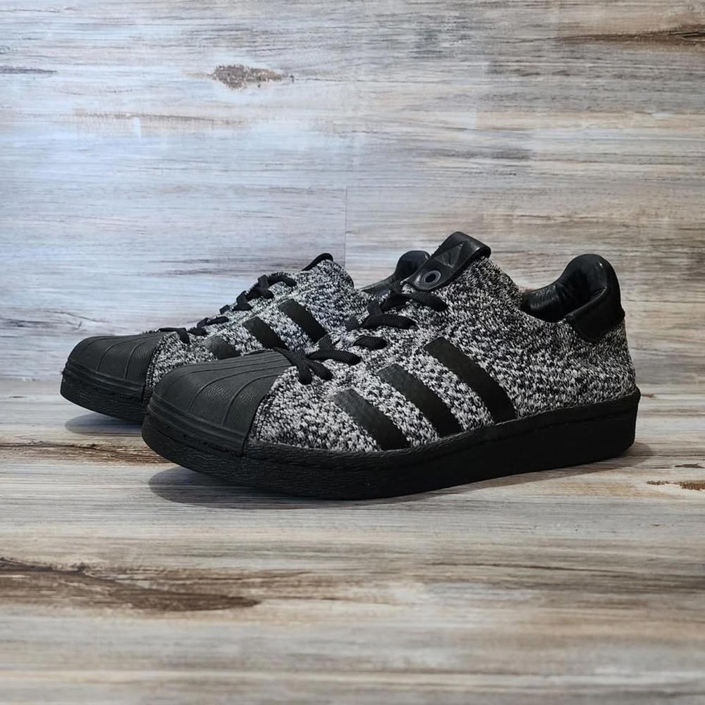 Adidas SNS Superstar Boost Primeknit Black White BY2912 Womens 5.5 Mens 4.5